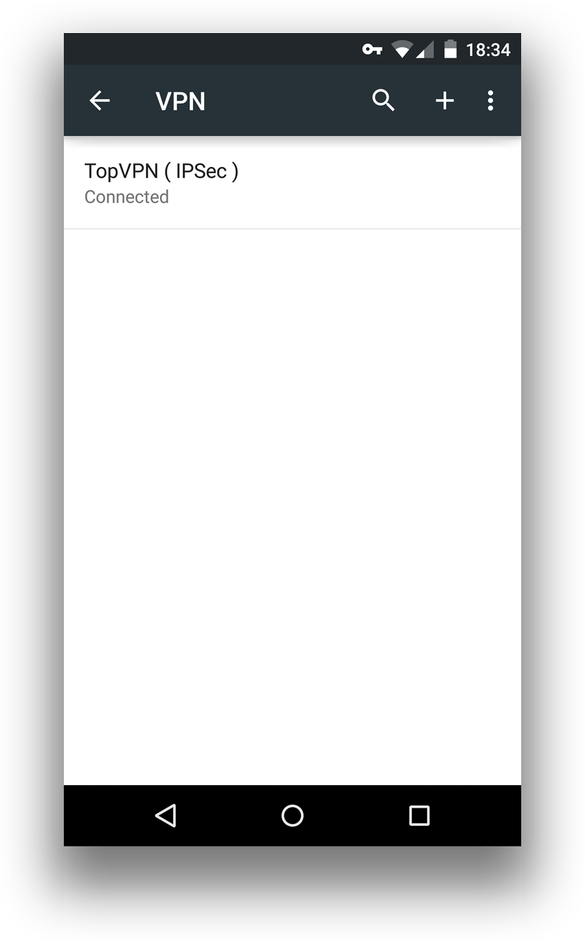 When you finish all steps you device should be connected now on TopVPN.
