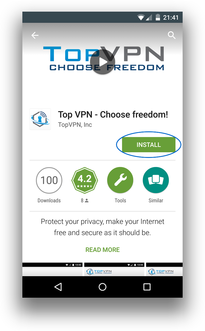 Click on Install button