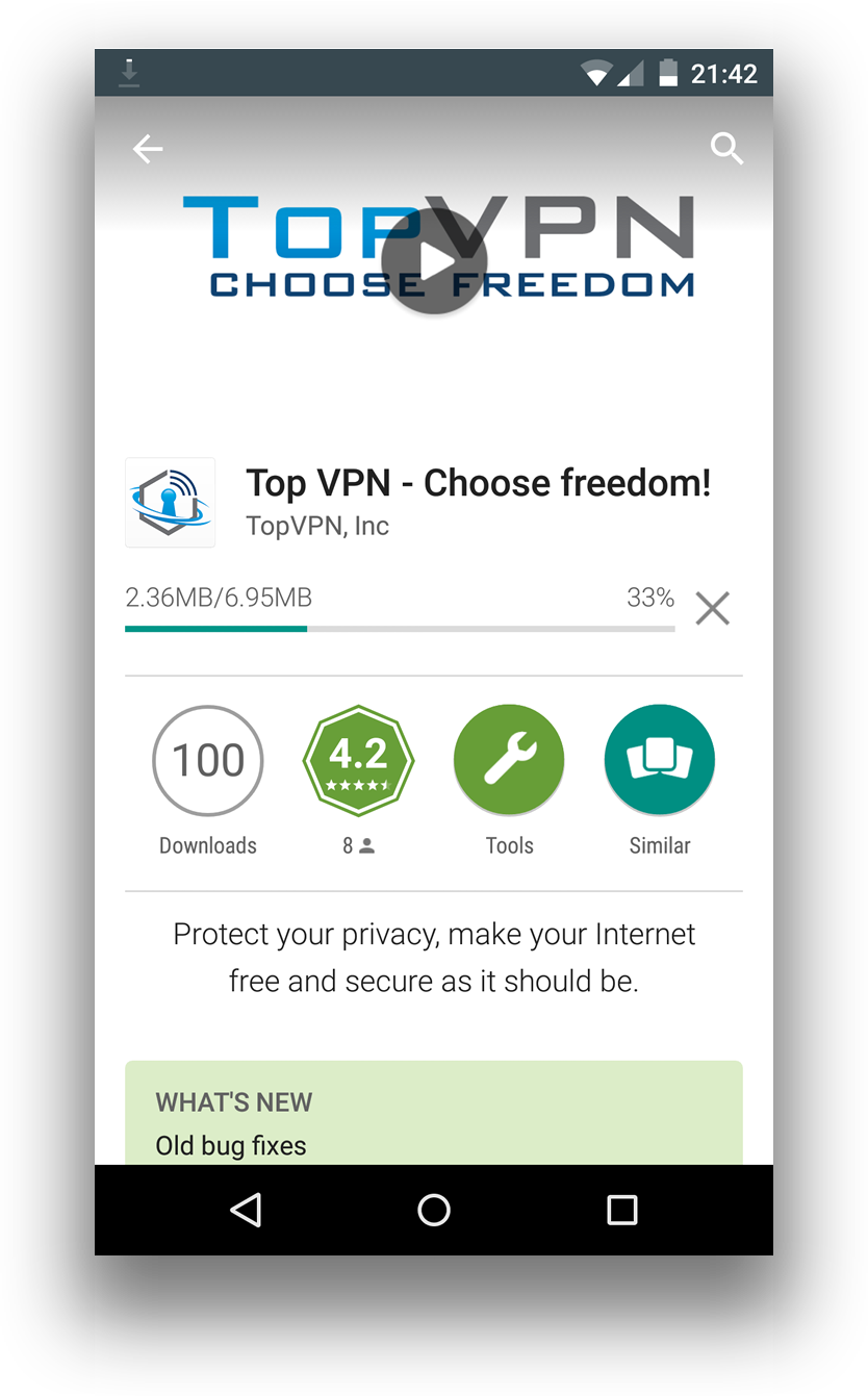 Wait for a couple of minutes depends of your internet speed, application will be downloaded and installed to your device.